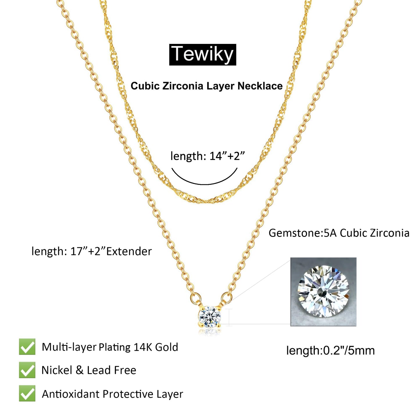 golden layer necklace