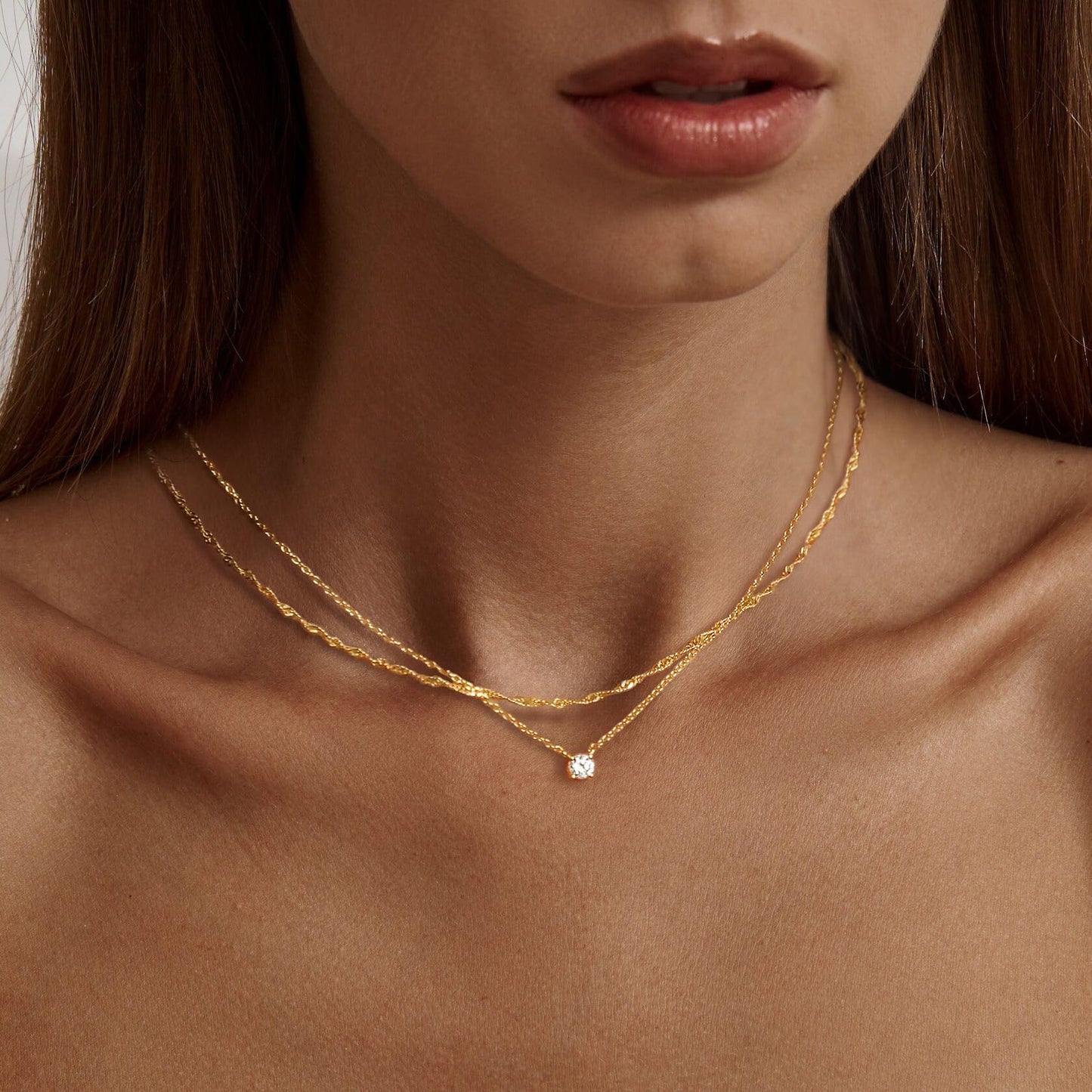 golden layer necklace