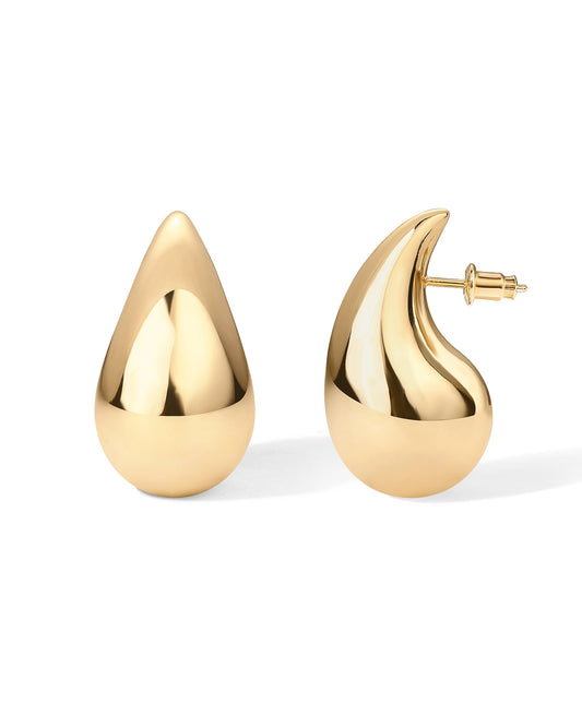 trendy gold plated earrings