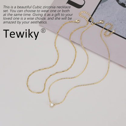 golden layer necklace