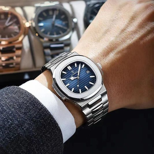 nautilus watch sliver